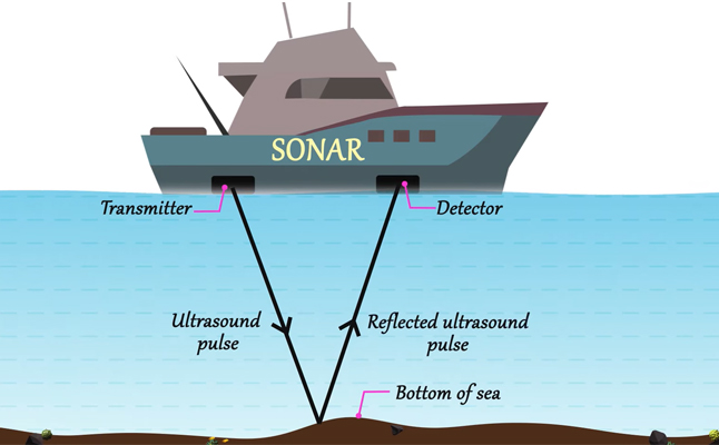Sóng siêu âm đo nước biển gọi là sóng Sonar