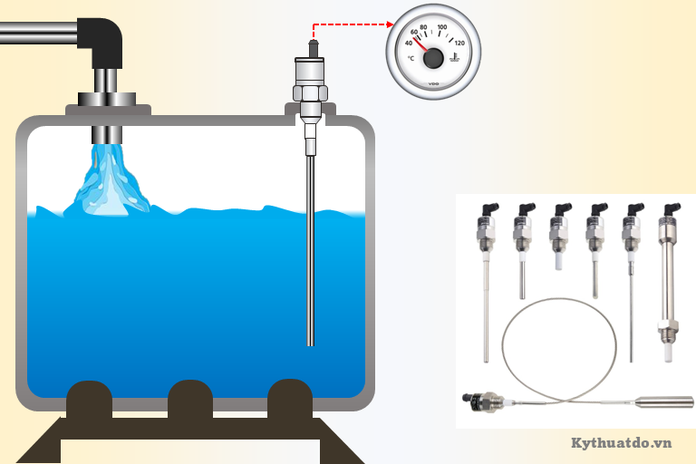Que đo mức nước trong bồn