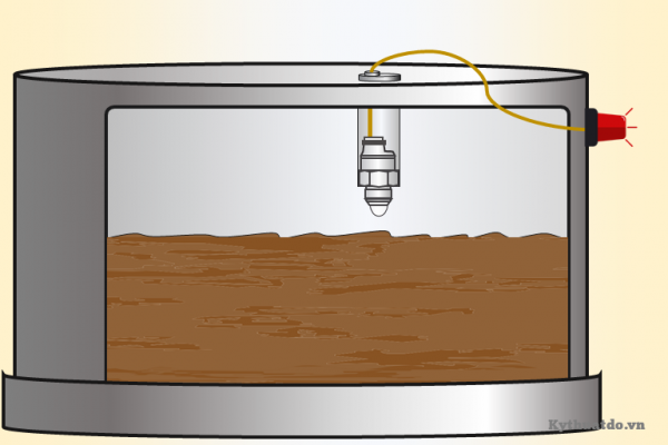 Cảm biến RFLS-35N đo mức bùn trong bể chứa